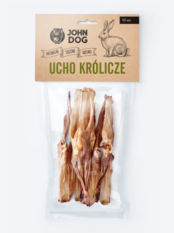 Kaninchenohren - getrockneter Kauartikel für Hunde