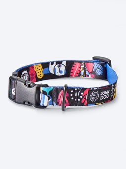 john hundehalsband barcelona neu blau