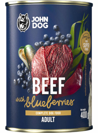 Nassfutter für Hunde Rindfleisch mit Heidelbeeren Berry Line