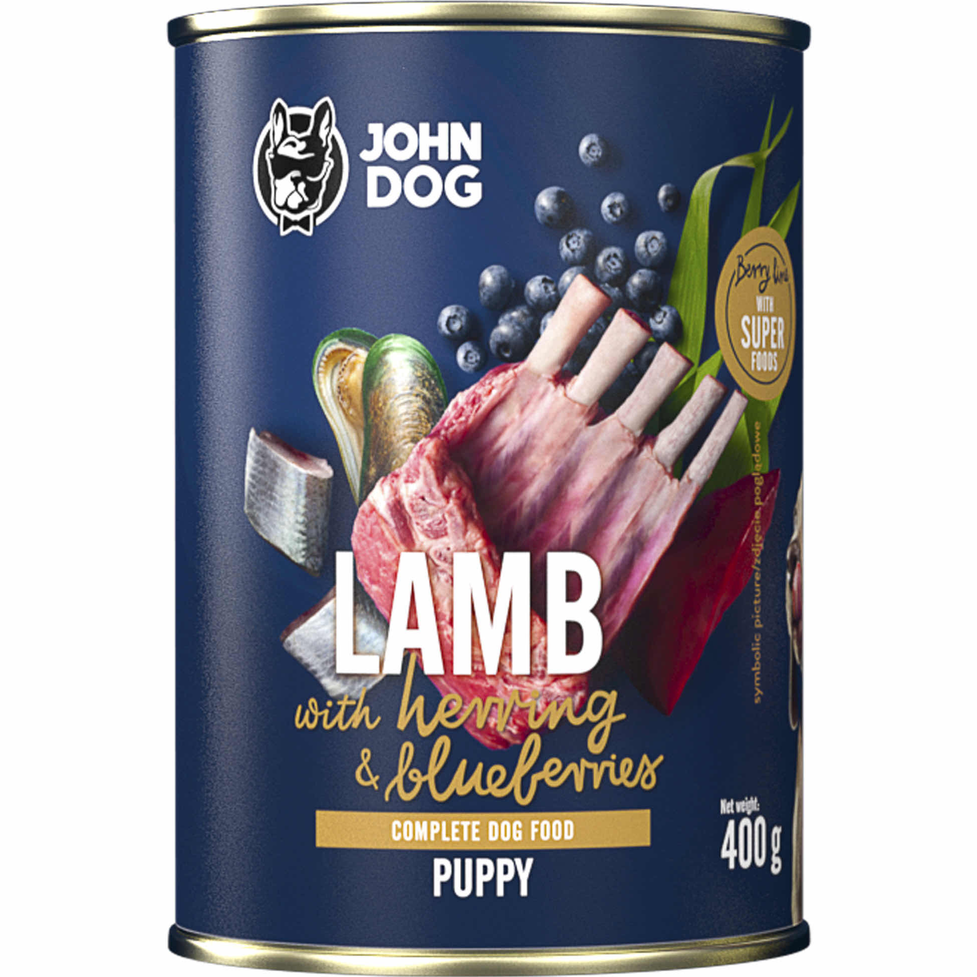 Nassfutter für Hunde Lamm mit Brombeeren Berry Line – Bild 2