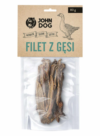 Ein natürlicher Leckerbissen für deinen Hund. Getrocknetes Premium-Gänsefleisch. 80g.
