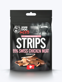Streifen für Katzen John Dog Soft Schweizer Huhn - 95%