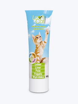 Pastete in der Tube für Katzen mit Leber mit zusätzlichen Omega-3-Säuren und Vitaminen