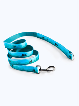 Gewundene Leine mit blauem Aufdruck aus der City-Kollektion