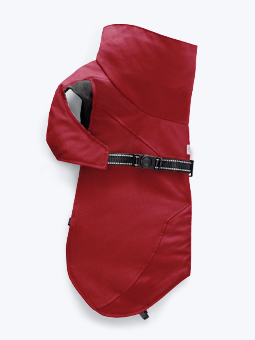 Hundebekleidung - wasserdichte Jacke in rot von John Dog.