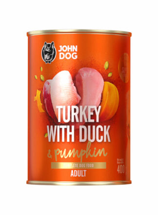 Nassfutter für Hunde Pute mit Ente und Kürbis Pumpkin Line