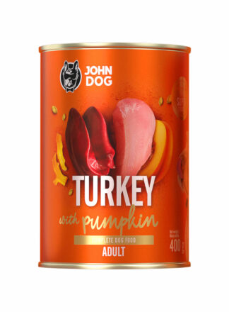 Monoprotein Nasfutter für Hunde Pute mit Kürbis Pumpkin Line