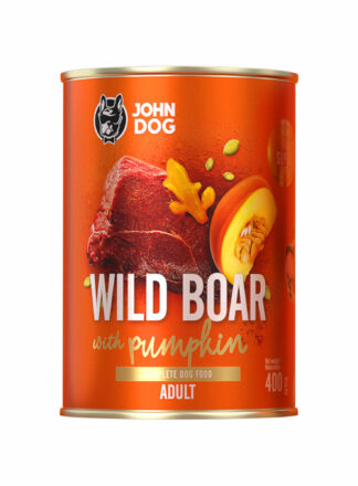 Monoprotein Nassfutter für Hunde Wildschwein mit Kürbis Pumpkin Line