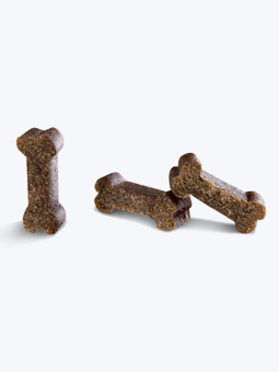 Drei Würfel Chips für deinen Hund