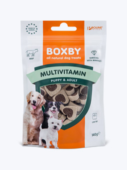 Beutel mit Vitamin-Leckerlis mit Rindfleischgeschmack für Hunde