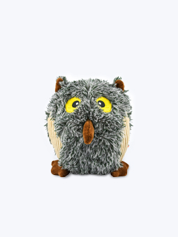 Hundeplüschmaskottchen, graue Eule, 14 cm, Pet Nova