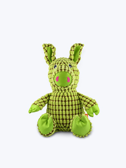 Hundeplüschmaskottchen, grünes Schwein, 36 cm, Pet Nova