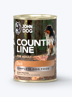 Monoprotein Nassfutter für Hunde Ente Country Line