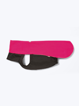 Rosa Fleece-Sweatshirt für große Hunde aus der John Dog Kollektion, Seitenansicht
