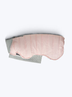 Rosa Hundewinterjacke aus der John Dog Black Kollektion, Seite