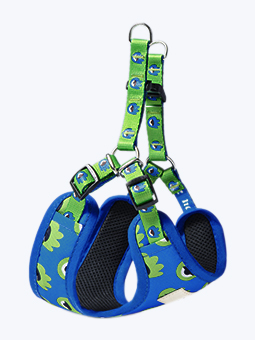 Blaue und grüne drucklose Hosenträger aus der John Dog Hey Hau Hello Kollektion