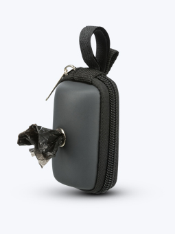 Tasche für Kotbeutel, für den Spaziergang mit deinem Hund, in grau, von TRIXIE.