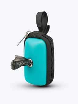 TRIXIE Kotbeutel-Tasche, für den Spaziergang mit deinem Hund, in türkis.