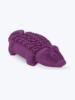 Hundekauspielzeug lila Alligator aus Gummi
