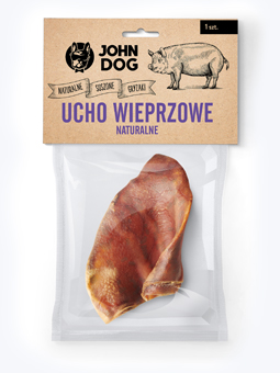 Getrocknete Schweineohren für deinen Hund, von John Dog.