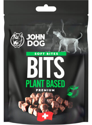 Veganer Snack für Hunde Chapsy John Dog Soft Bits Plant based