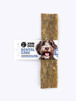 Zahnpflege Kauartikel mit Pansen John Dog 12 cm.