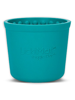 OFiuFiu LickiMat Yoggie Pot in türkis.