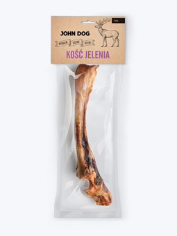 Hirschknochen getrockneter natürlicher Kauartikel für Hunde, Marke John Dog.