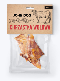 Getrockneter natürlicher Hundekauknorpel Rind, Marke John Dog