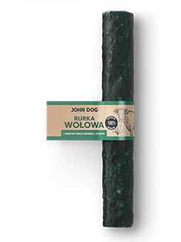 Rinderschlauch mit Rinderpansen und Spirulina, 25 cm.