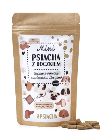 Gebackene Kekse für Hunde Speck mit Leber Mini Psiacha 80g