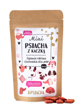 Gebackene Kekse für Hunde Ente mit Rote Bete Mini Psiacha 80g