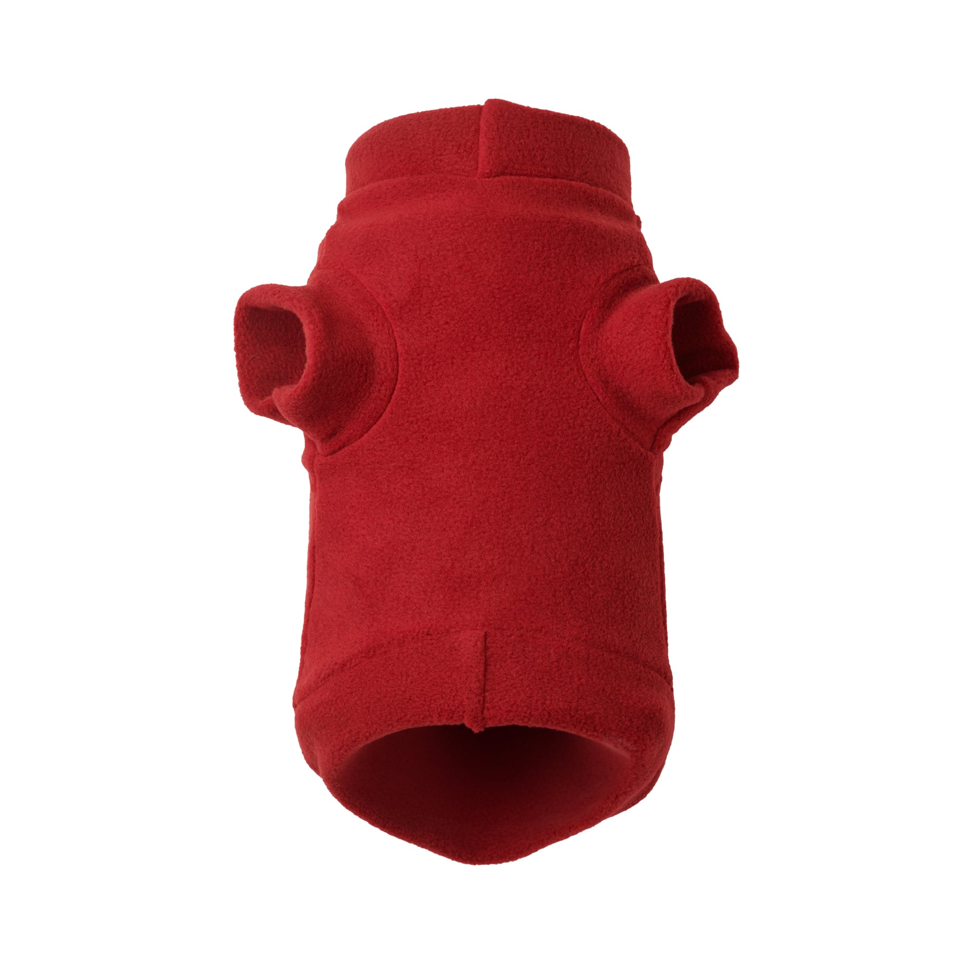 Kastanienbraunes Sweatshirt aus weichem Fleece für Wärme und Komfort, entwickelt für Hunde aller Größen. Mit der praktischen Öffnung kannst du die Leine am Geschirr befestigen. Ideal für den Winter.