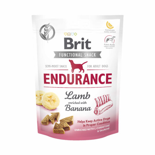 Britischer Snack, der für aktive Hunde entwickelt wurde. Enthält Lammfleisch, angereichert mit Banane und Zutaten wie L-Carnitin und Taurin, um deinen Hund fit zu halten.