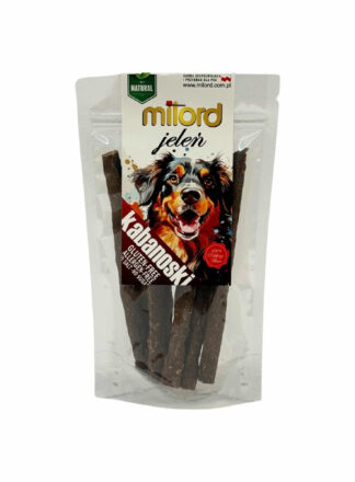 Ein Leckerli vom Reh, das sich durch seinen außergewöhnlichen Geschmack und seine natürliche Zusammensetzung auszeichnet. Eine ideale Wahl für Hunde mit einem etwas feineren Geschmack. Glutenfrei, in praktischer Verpackung.