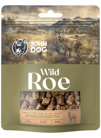 John Dog Wild Trainingsleckerlis. 99% Rogenfleisch. 200g Packung.