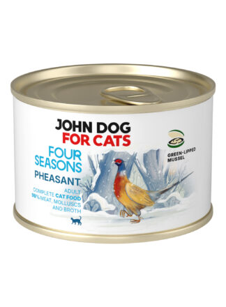 Nassfutter für Katzen Fasan Four Season John Dog for Cats