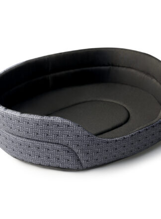Ovales Hundebett Schwarz John Dog Black New