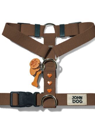 Guard‑Geschirr für Hunde Schokoladenbraun John Dog Manifest