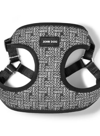 Druckfreie Geschirre John Dog Black New