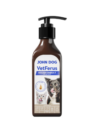Omega-3-Öl für Hunde und Katzen EPA und DHA 100 ml VetFerus Golden Fish Oil Forte