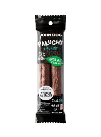 John Dog Hundesnack vom Pferd – Hundezigarren, 2 Stück