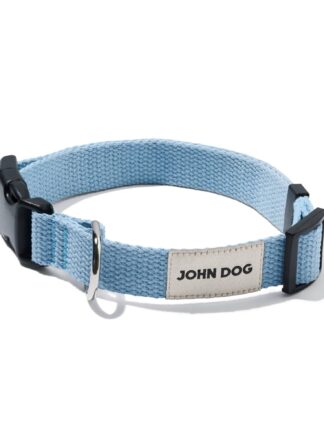 Hundehalsband mit Schnalle hellblau John Dog Lisboa