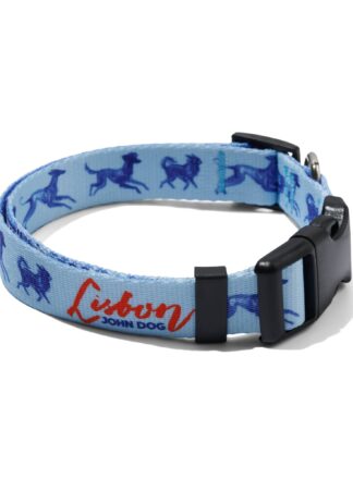 Hundehalsband mit Schnalle blau John Dog Lisboa