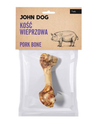 Natürlicher getrockneter Kauartikel für Hunde Schweineknochen 1 Stk.