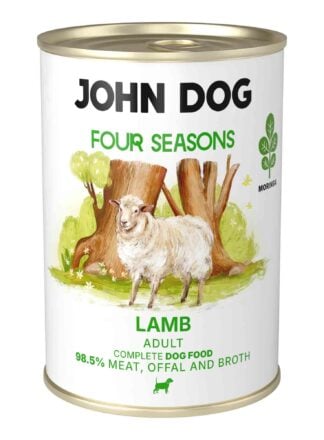 Monoprotein-Nassfutter für Hunde Lamm Four Seasons John Dog