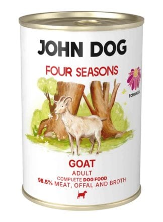 Monoprotein-Nassfutter für Hunde Ziege Four Seasons John Dog