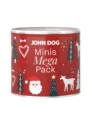 Snack für Hunde und Katzen Rind John Dog Minis Mega Pack Weihnachtstube 200 g